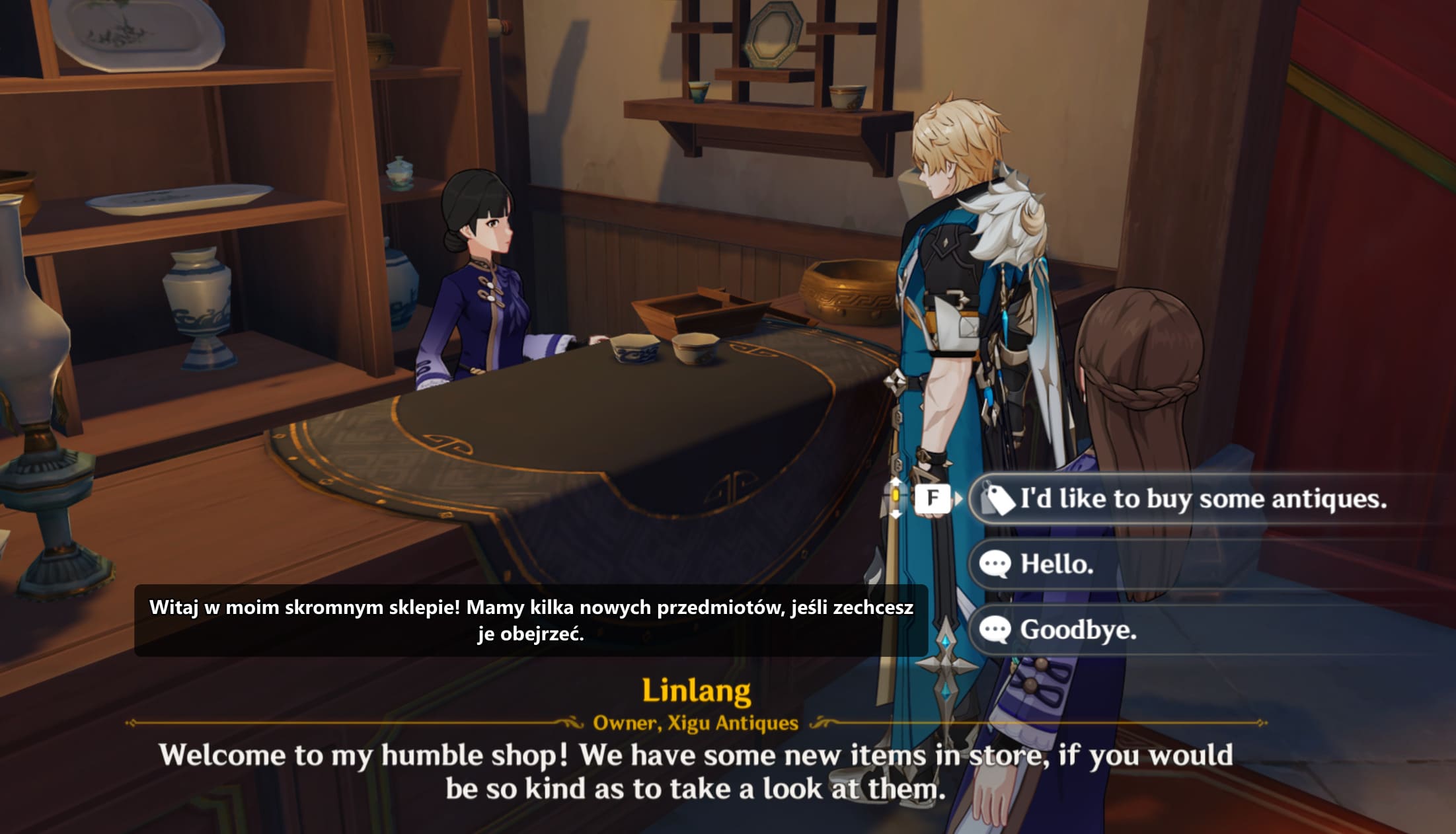 Genshin Impact — Works with dialogue choices